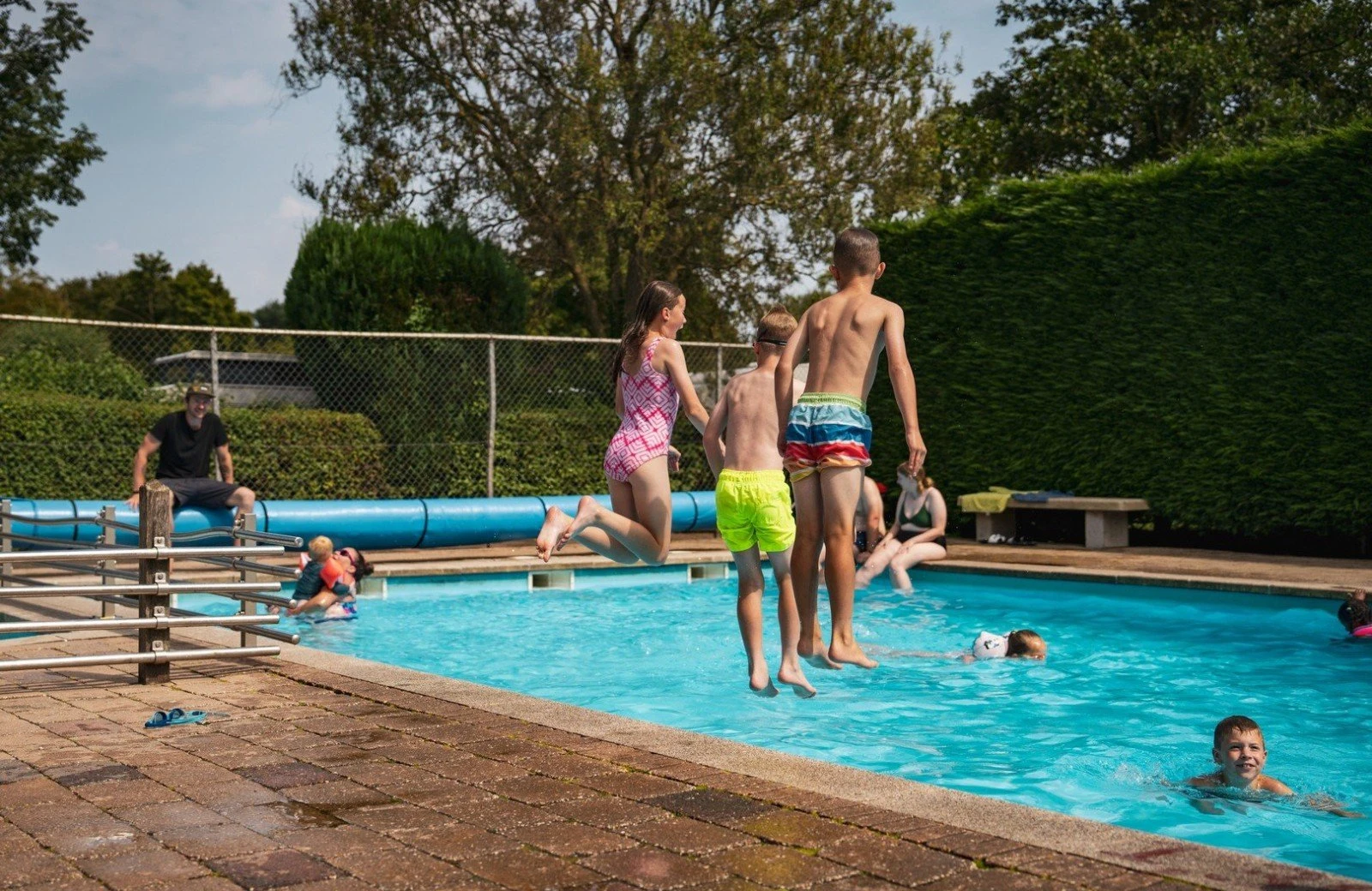 Zwembad op delftse hout